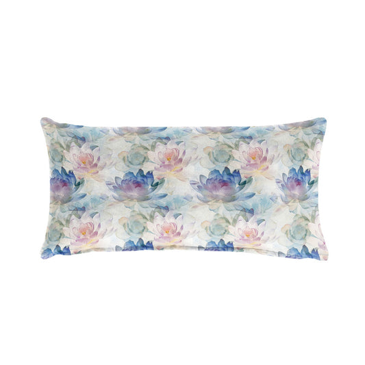 Elegant Waterlilies Oblong Luxury Scatter