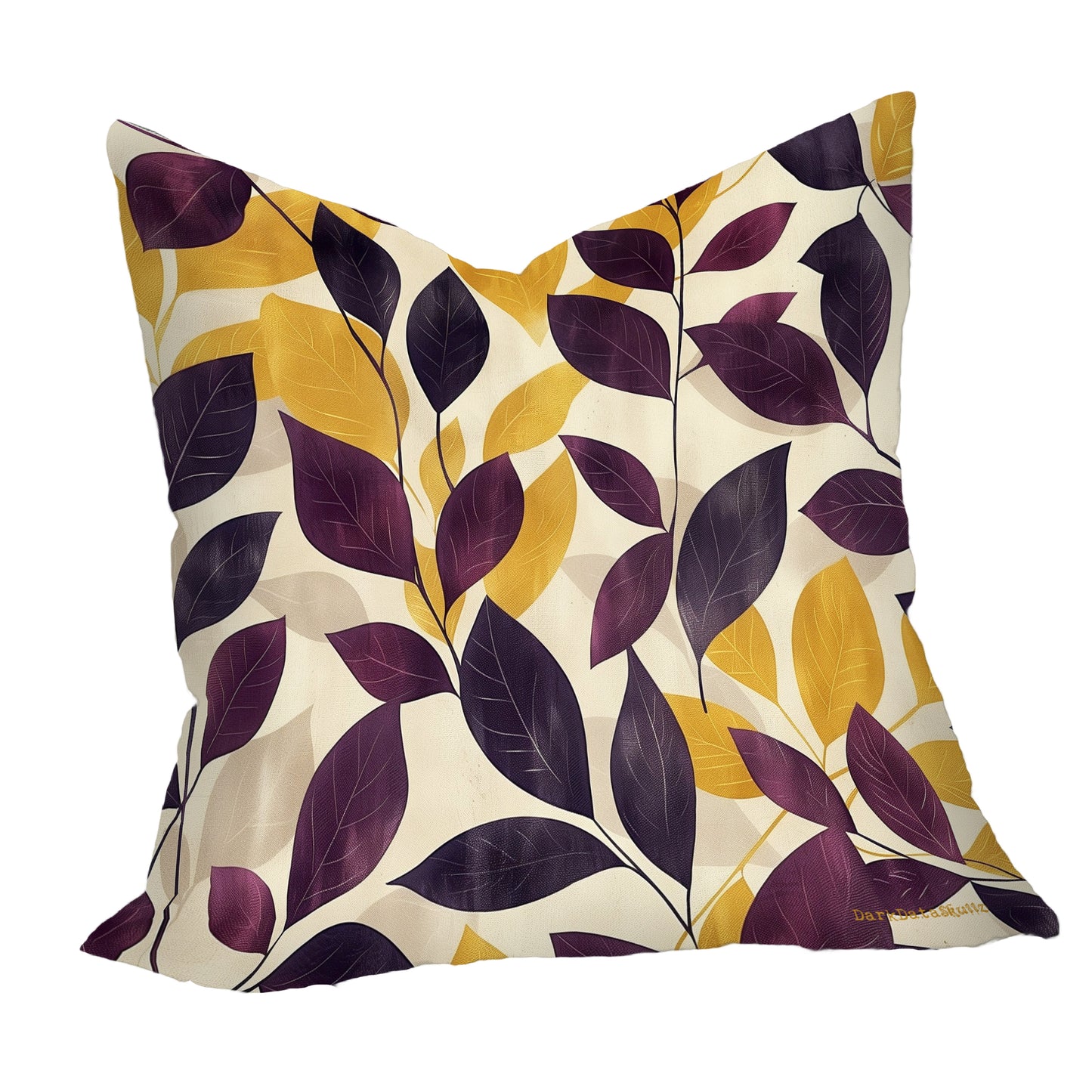 Elegant Plumb Leaves Luxury Scatter by Wikus Schalkwyk