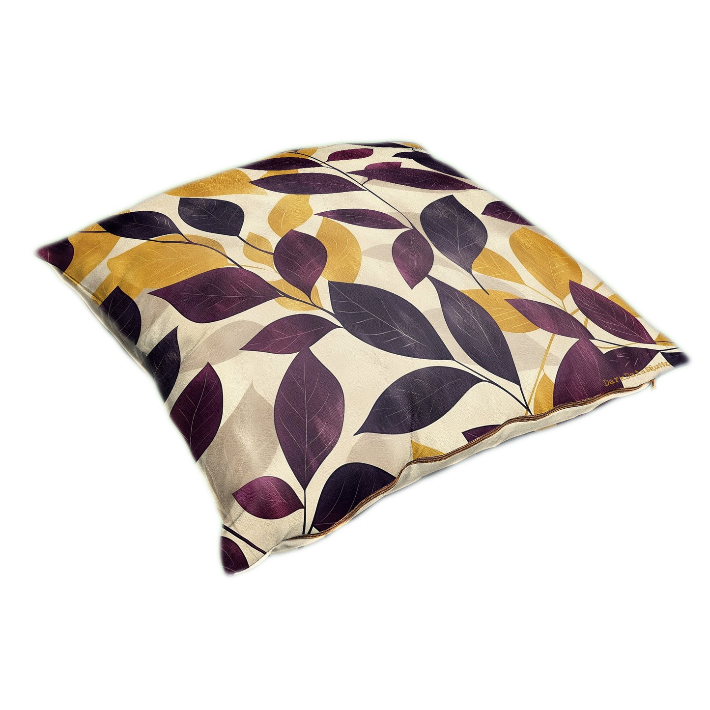 Elegant Plumb Leaves Luxury Scatter by Wikus Schalkwyk