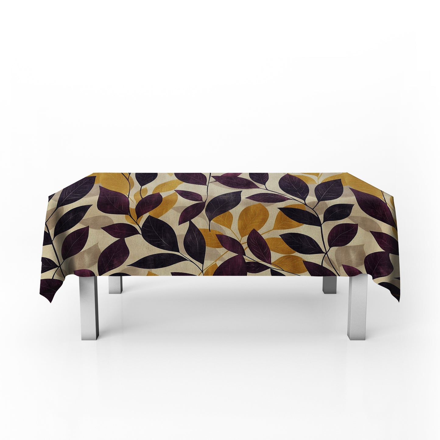 Elegant Plumb Leaves Rectangle Tablecloth by Wikus Schalkwyk