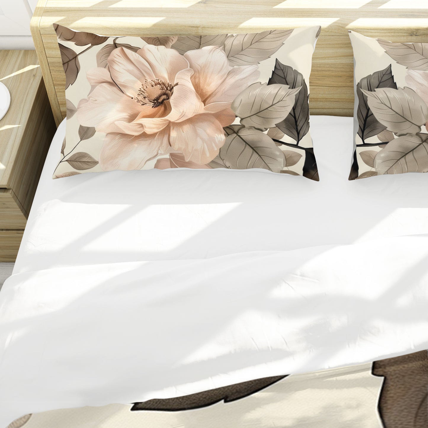 Elegant Romantic Florals Duvet Cover Set by Wikus Schalkwyk