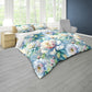 Elegant White Roses Duvet Cover Set