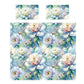 Elegant White Roses Duvet Cover Set