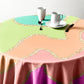 Elegant Flow Round Tablecloth