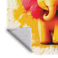 Elephant Light Weight Fleece Blanket by Wikus Schalkwyk