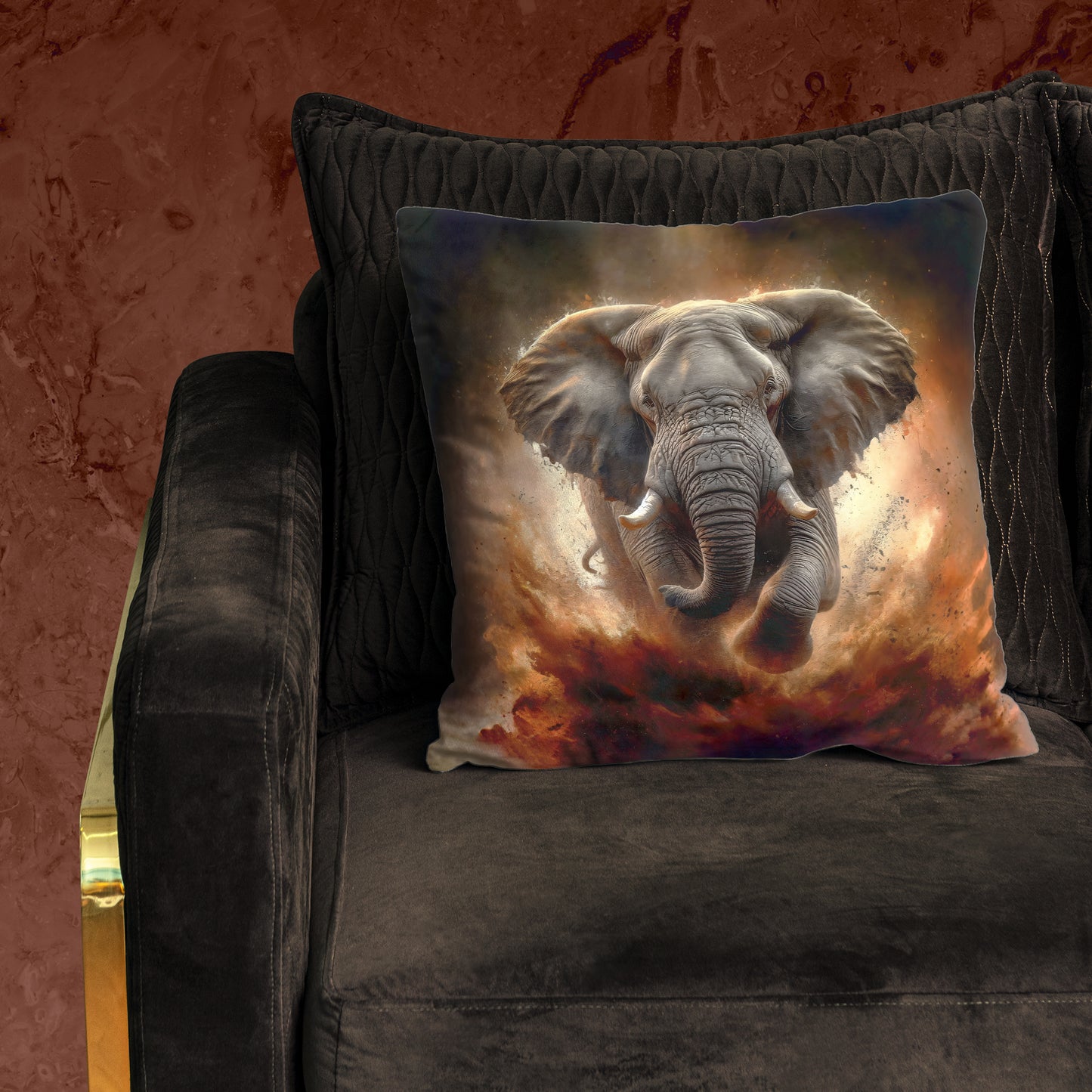 Elephant Bull Luxury Scatter