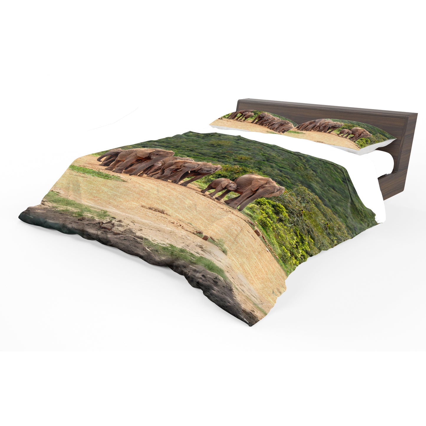 Elephant Family Duvet Cover Set by Annette Heymans