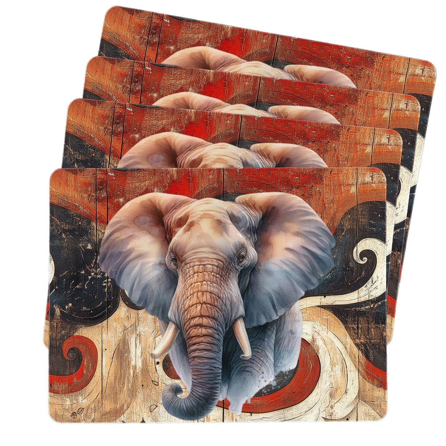 Elephant Placemats by Mark van Vuuren