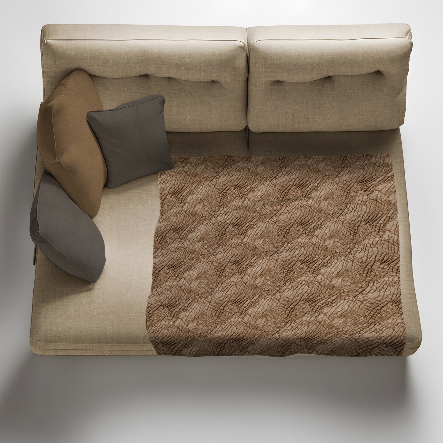 Elephant Skin Light Weight Fleece Blanket