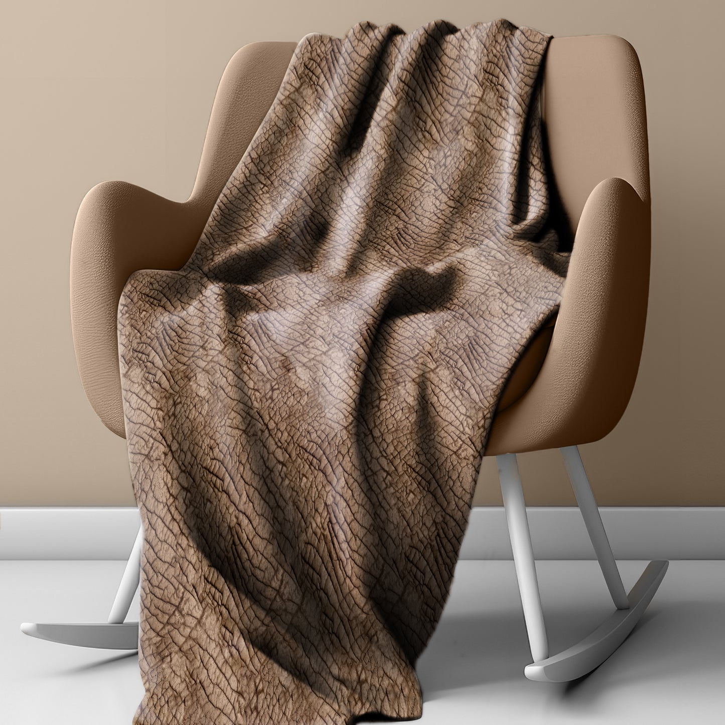 Elephant Skin Light Weight Fleece Blanket