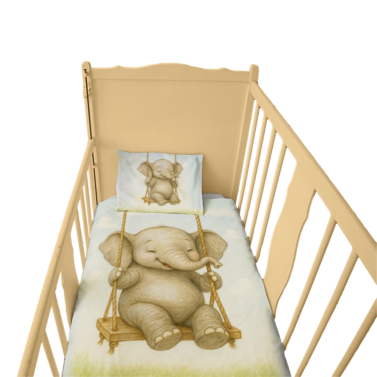 Elephant Swinging Cot Set