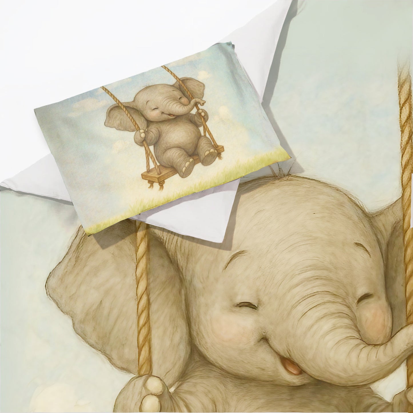 Elephant Swinging Cot Set