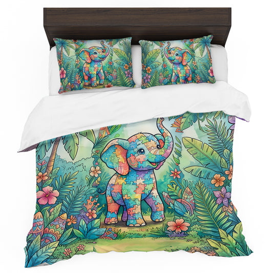 Ellie in the Forest Duvet Cover Set