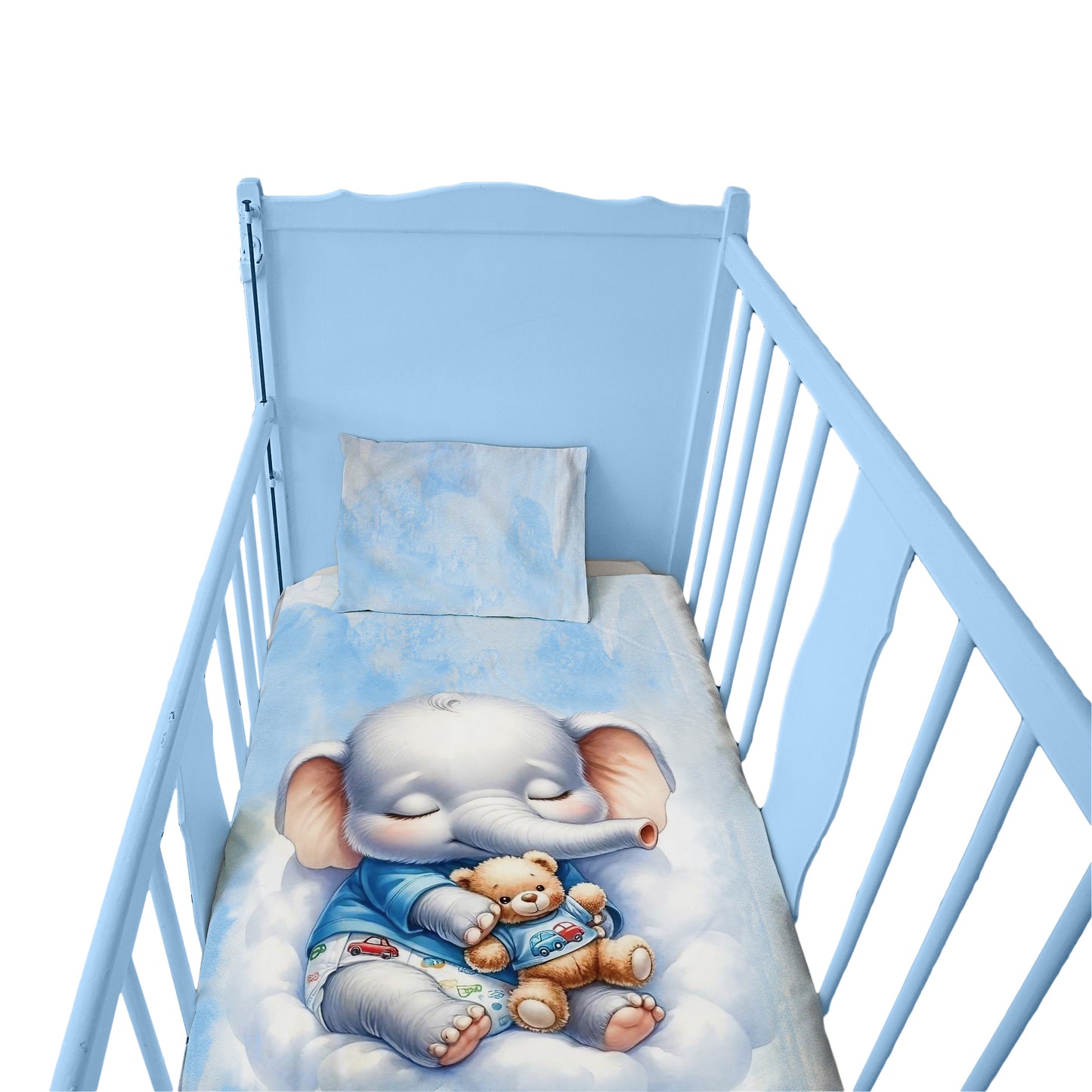 Elly and Toy Bear Cot Set