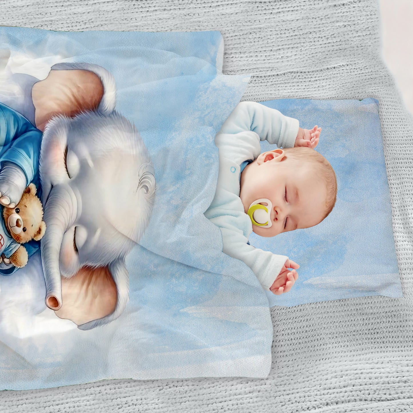 Elly and Toy Bear Cot Set