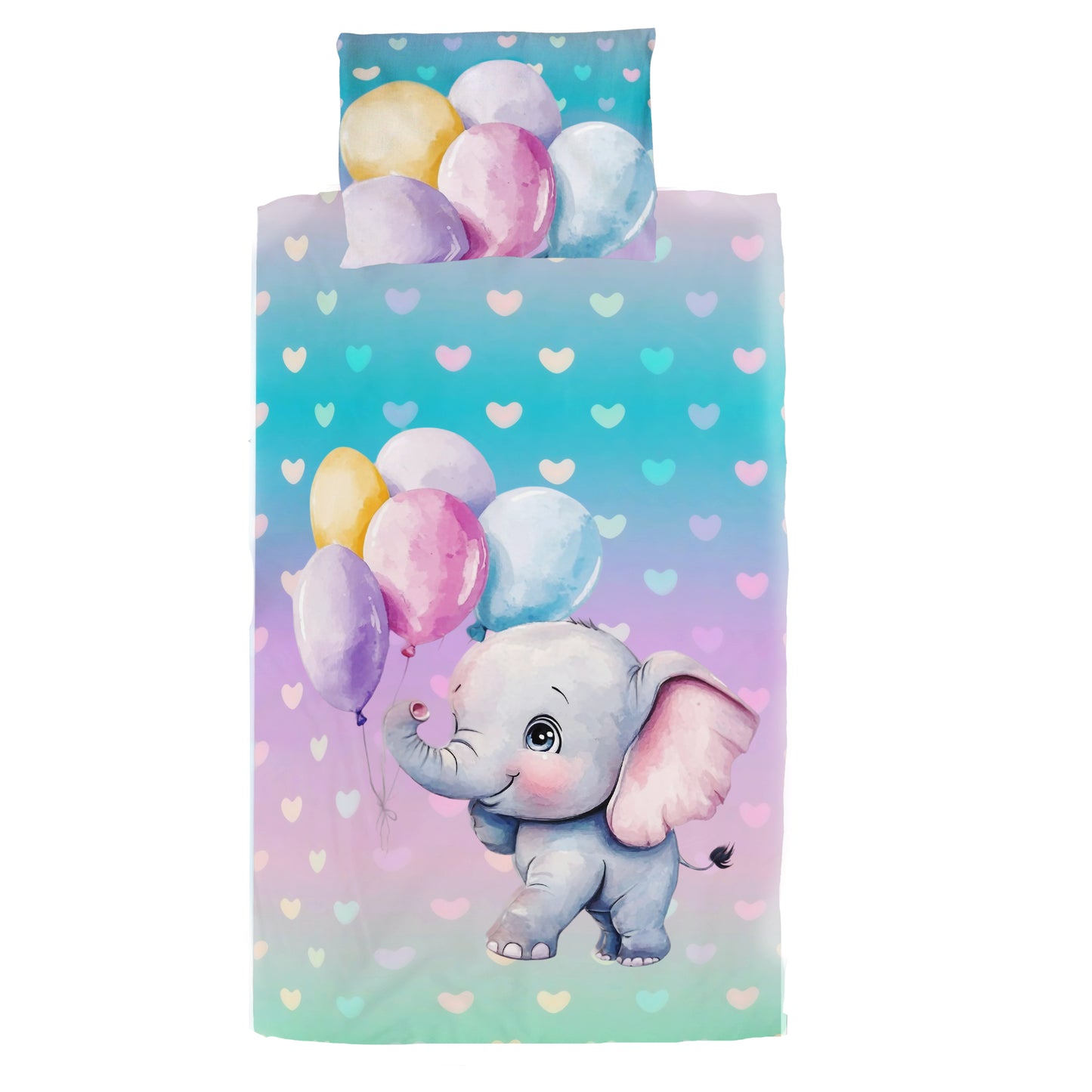 Elly Carrying Balloons Cot Set