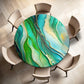 Elven Marble Round Tablecloth