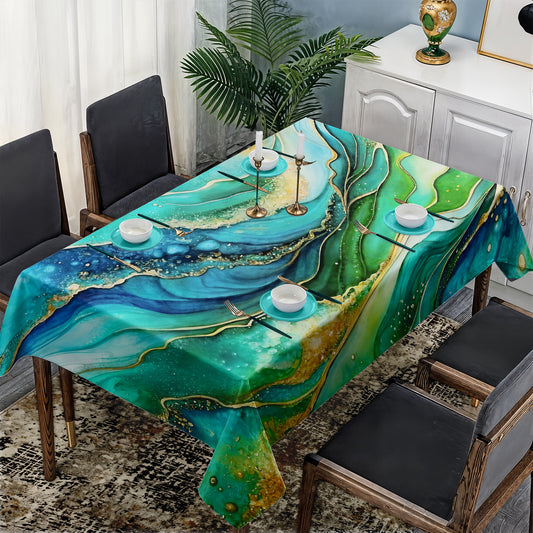 Elven Marble Rectangle Tablecloth