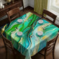 Elven Marble Square Tablecloth