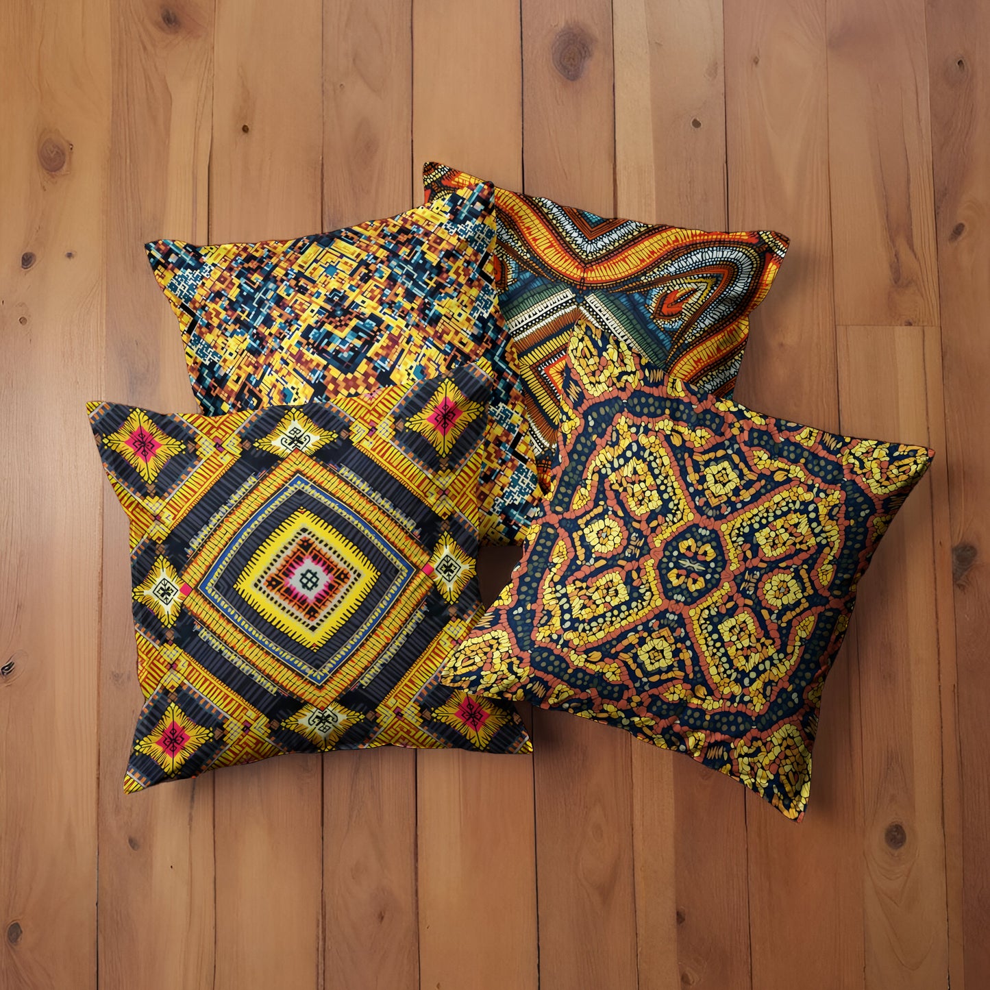 Ember Mosaic Luxury Scatter Covers (Set of 4)