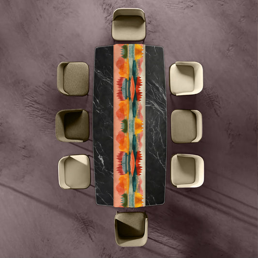 Ember Peaks Horizon Table Runner by Wikus Schalkwyk