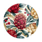 Ember Petal Bloom Round Tablecloth by Wikus Schalkwyk