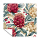 Ember Petal Bloom Square Tablecloth by Wikus Schalkwyk