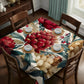 Ember Petal Bloom Square Tablecloth by Wikus Schalkwyk