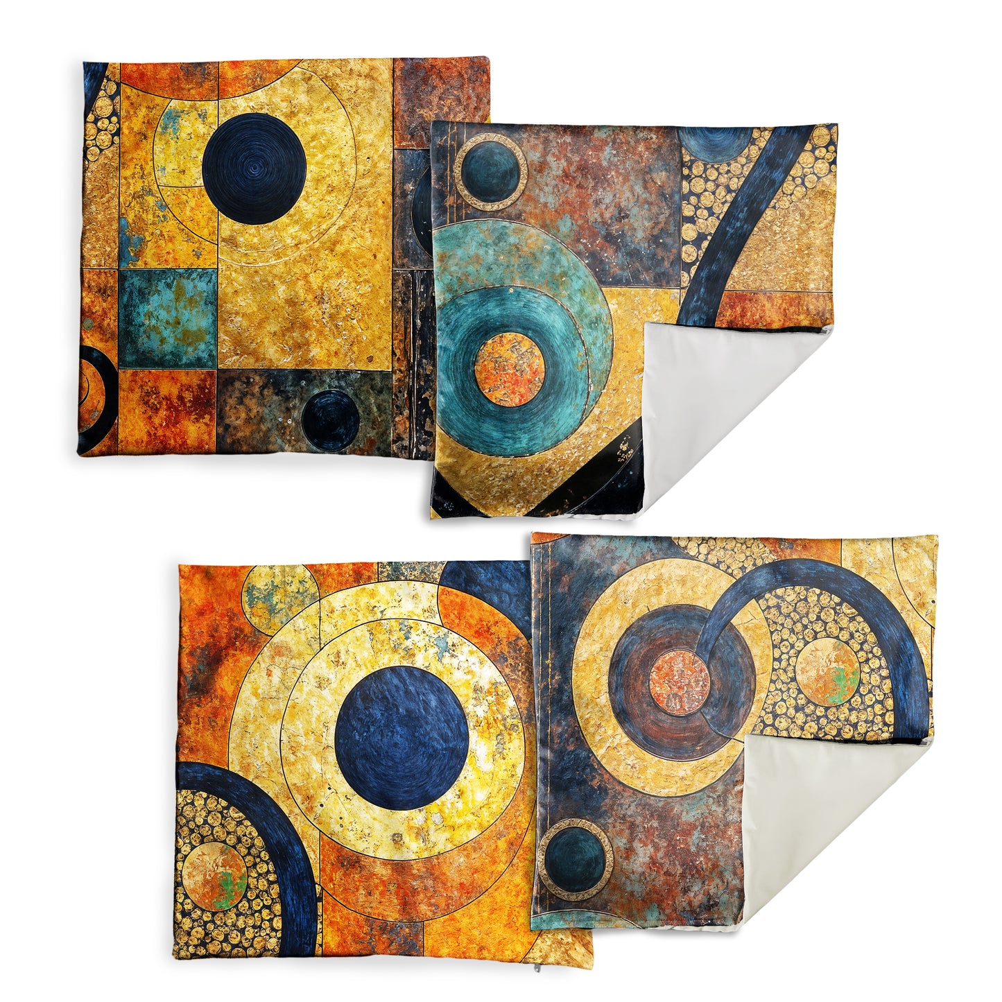 Embrace of Patterns  Luxury Scatter Covers (Set of 4)