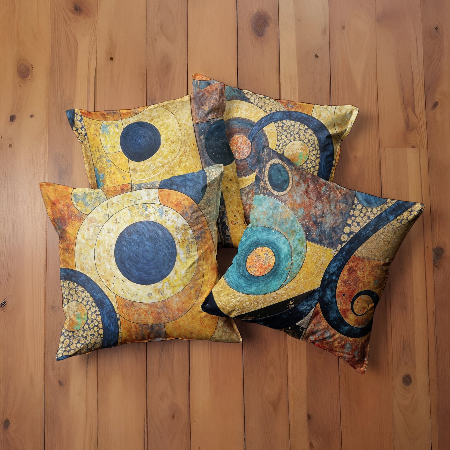 Embrace of Patterns  Luxury Scatter Covers (Set of 4)