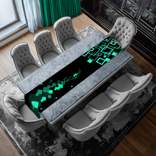 Emerald Pattern Table Runner