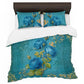 Emerald Rose Duvet Cover Set