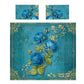 Emerald Rose Duvet Cover Set