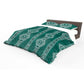 Emerald & Teal & Plumage Pattern Duvet Cover Set
