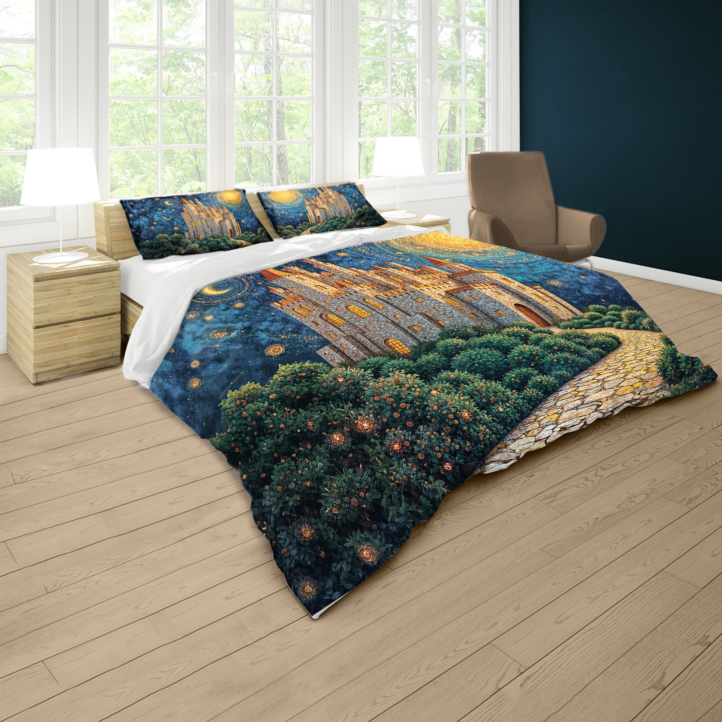 Enchanted Fortress Duvet Cover Set