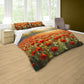 Endless Red Poppies Duvet Cover Set