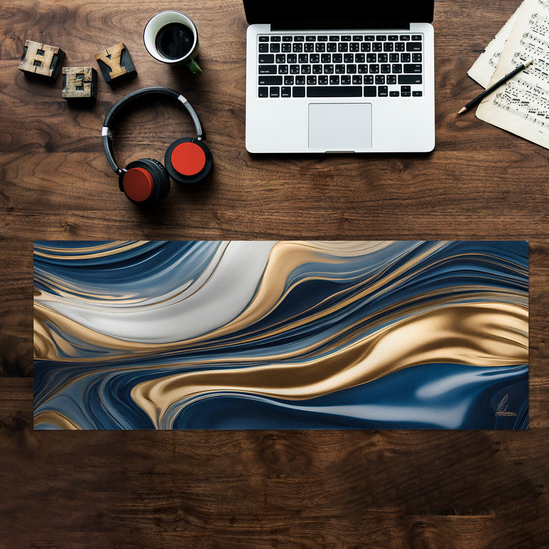 Ethereal Flow Large Desk Pad by Nathan Pieterse
