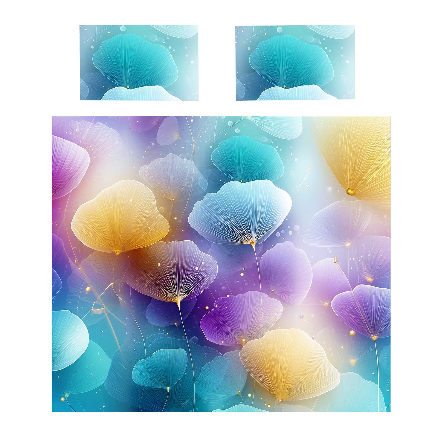 Ethereal Blossoms Duvet Cover Set