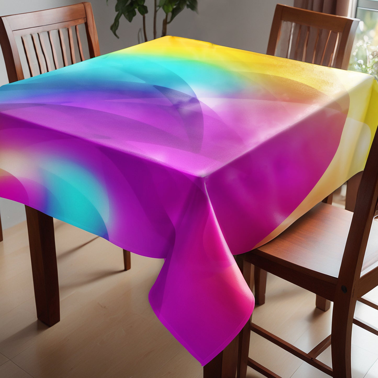 Ethereal Glow Square Tablecloth