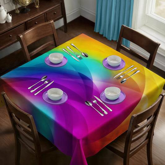 Ethereal Glow Square Tablecloth