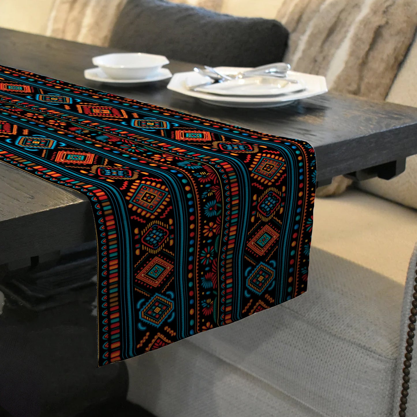 Ethnic Influence Table Runner