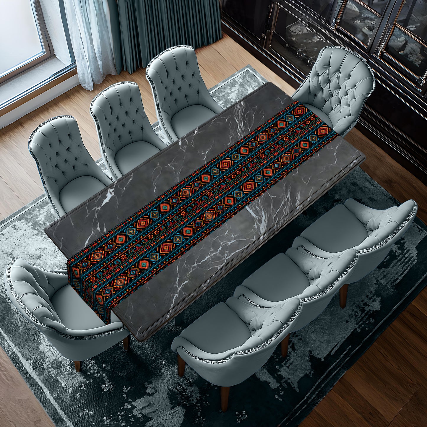 Ethnic Influence Table Runner