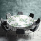Eucalyptus on White Round Tablecloth by Mark van Vuuren