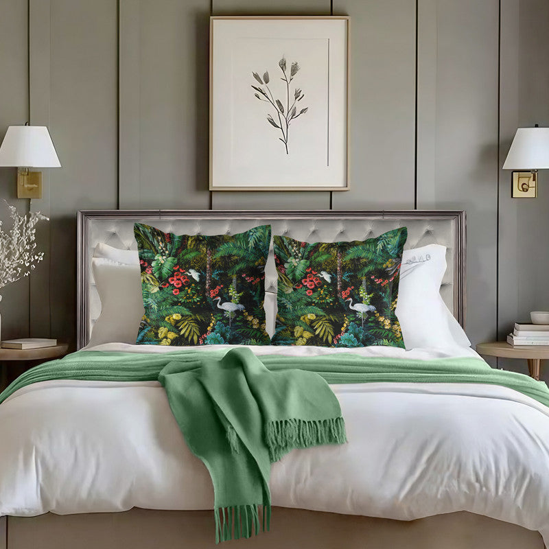 Evergreen Leafage Exclusive Range Cushions
