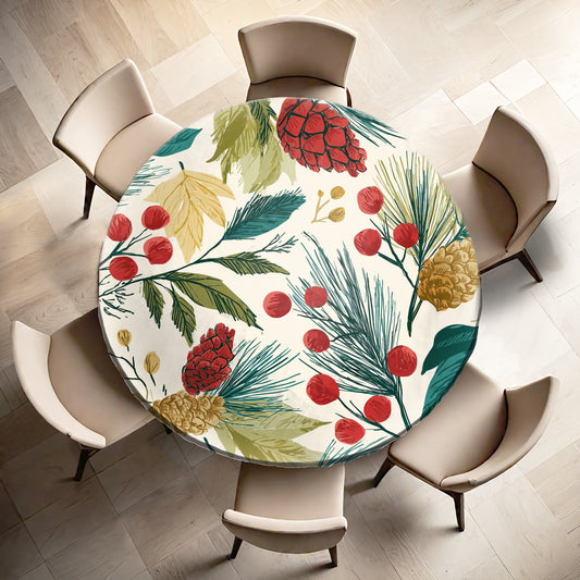 Evergreen Awakening Round Tablecloth by Wikus Schalkwyk