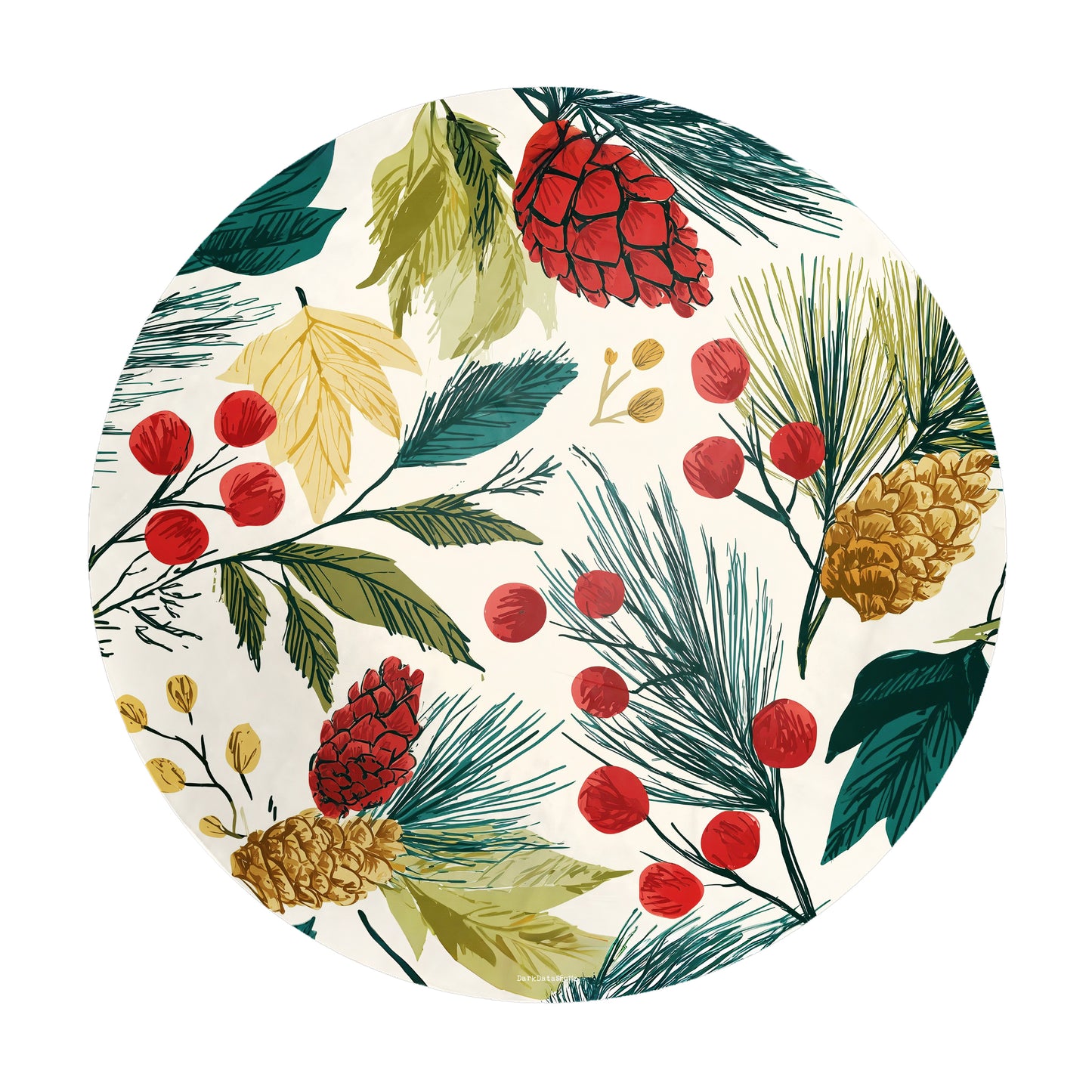 Evergreen Awakening Round Tablecloth by Wikus Schalkwyk