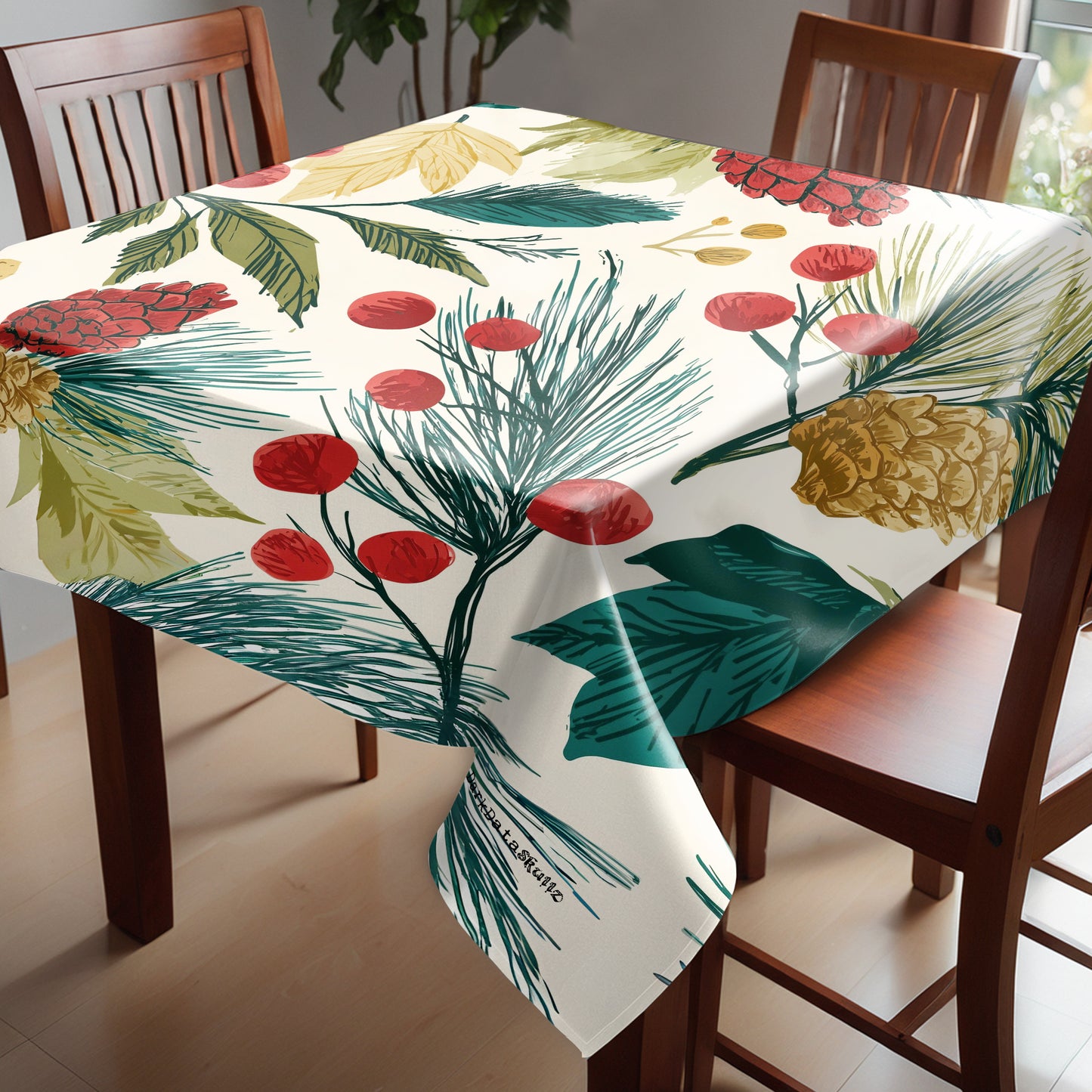 Evergreen Awakening Square Tablecloth by Wikus Schalkwyk