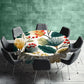 Evergreen Blush Round Tablecloth by Wikus Schalkwyk