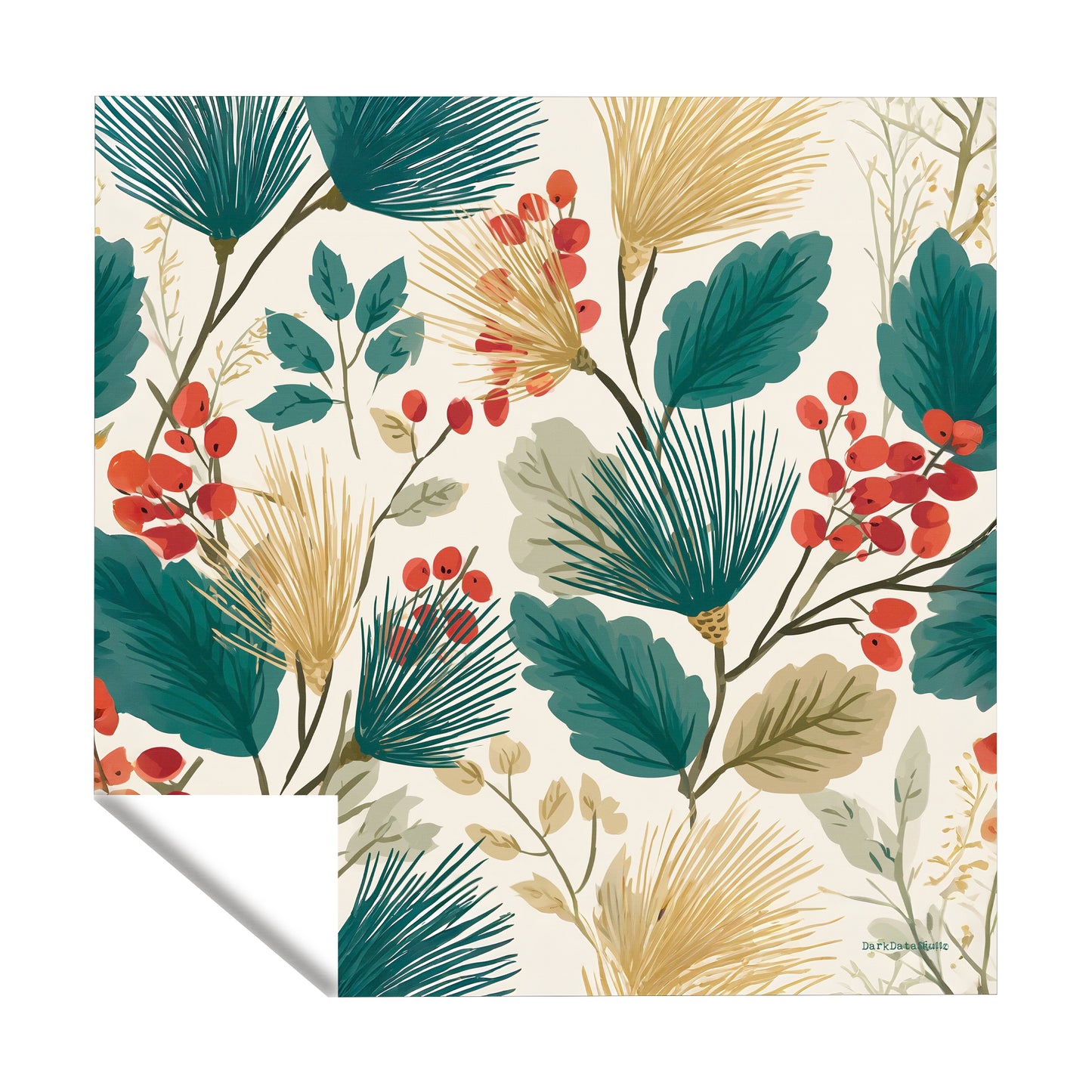 Evergreen Blush Square Tablecloth by Wikus Schalkwyk