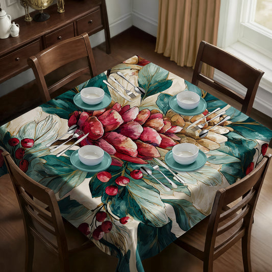 Evergreen Enchantment Square Tablecloth by Wikus Schalkwyk